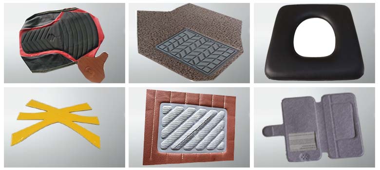 汽車(chē)腳墊熱合機(jī)樣品 汽車(chē)腳墊熱合機(jī)樣品